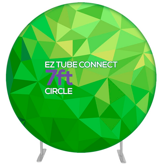 7 ft. EZ Tube® Connect Circle Single-Sided (Graphic Package)