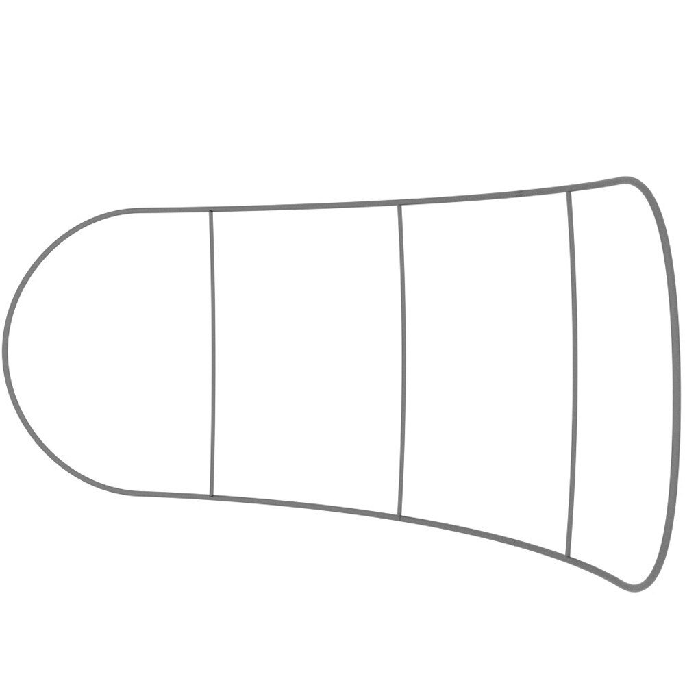 20 ft. EZ Tube® Kicktail Single-Sided White Back Fabric (Graphic Package)