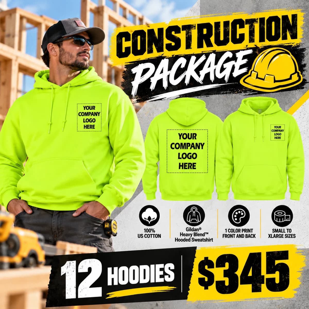 Construction Hoodie Package