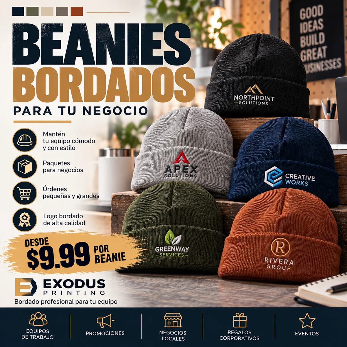 Embroidered Beanies