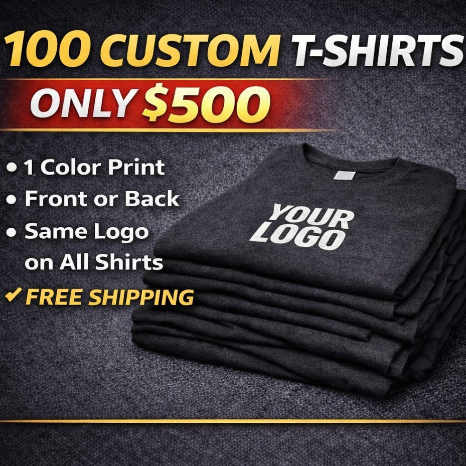 100 SHIRTS FOR $500