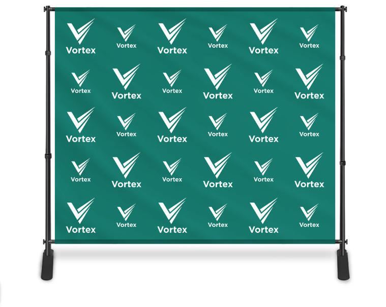 8ft x 8 ft Step and Repeat Adjustable Banner Stands