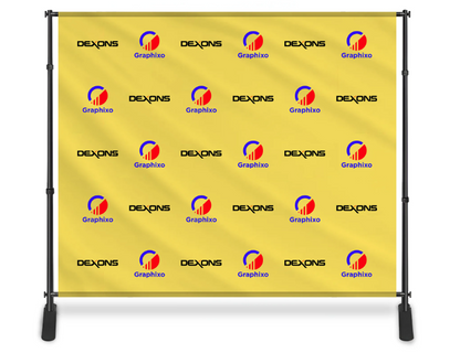 8ft x 8 ft Step and Repeat Adjustable Banner Stands